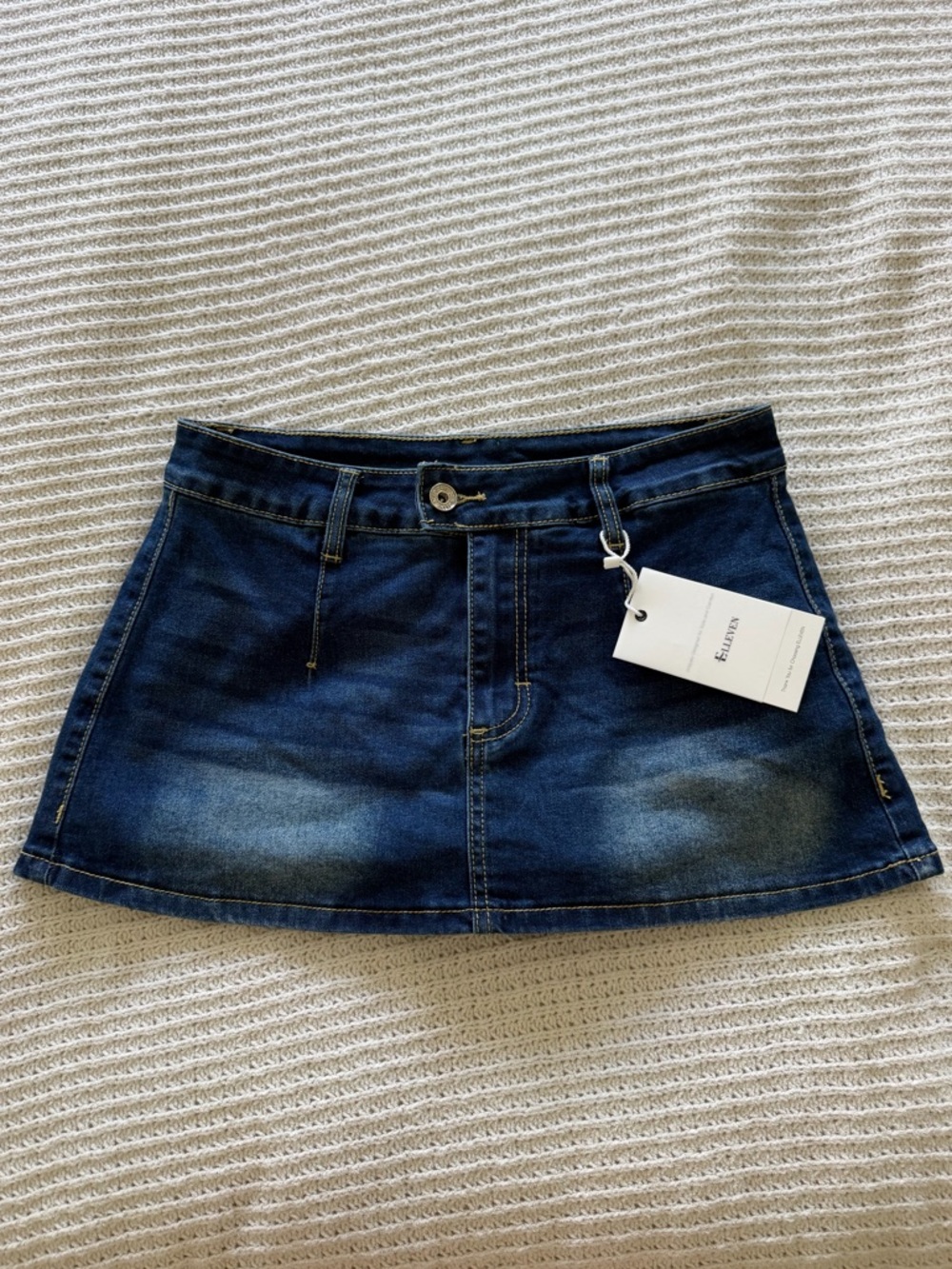 Elleven denim mini skirt